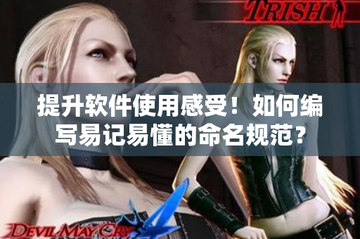 提升软件使用感受！如何编写易记易懂的命名规范？