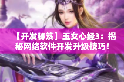 【开发秘笈】玉女心经3：揭秘网络软件开发升级技巧！