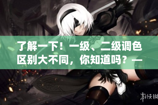 了解一下！一级、二级调色区别大不同，你知道吗？——关于ps调色的区别