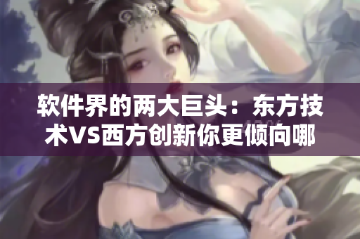 软件界的两大巨头：东方技术VS西方创新你更倾向哪个？