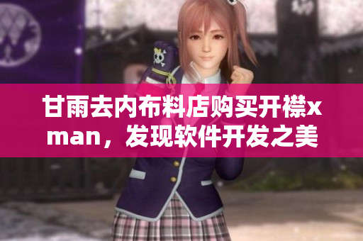 甘雨去内布料店购买开襟xman，发现软件开发之美