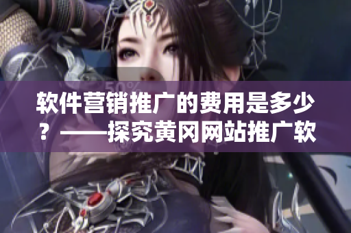 软件营销推广的费用是多少？——探究黄冈网站推广软件的开销