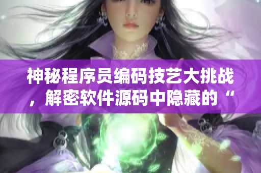 神秘程序员编码技艺大挑战，解密软件源码中隐藏的“虫卵”秘密