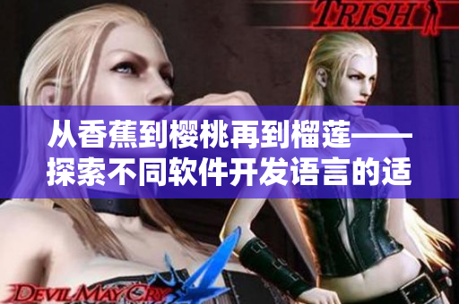 从香蕉到樱桃再到榴莲——探索不同软件开发语言的适用场景 从香蕉到樱桃再到榴莲——探索不同软件开发语言的适用场景